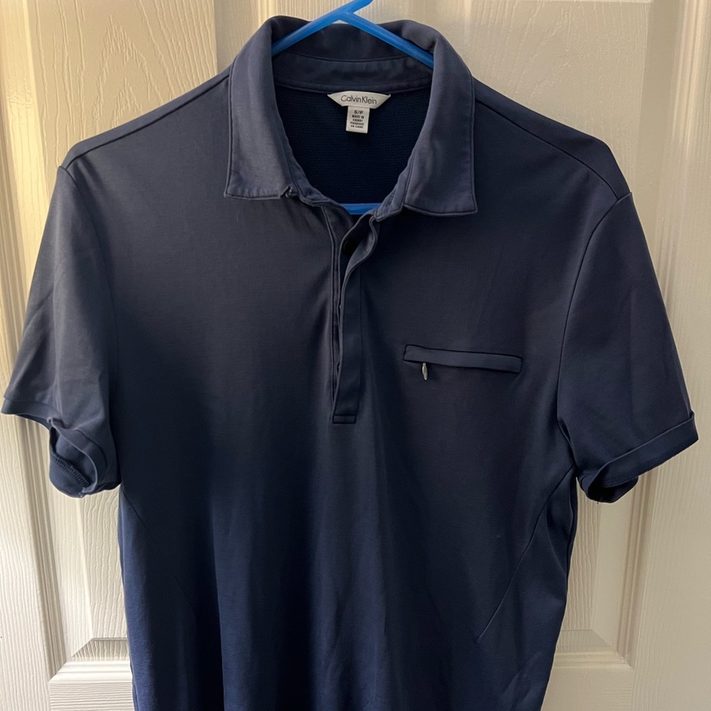 Men’s Calvin Klein Navy Polo (S)